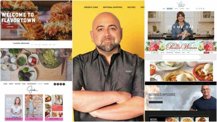 19 sites Web personnels des stars du Food Network, classés