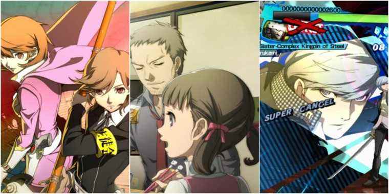 Persona 4 Arena Ultimax - Three screenshots.