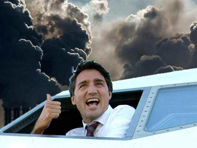 AIR TRUDEAU : CAFÉ, THÉ OU CARBONE ?  Plus d’hypocrisie climatique de la part des libéraux de la jet-set