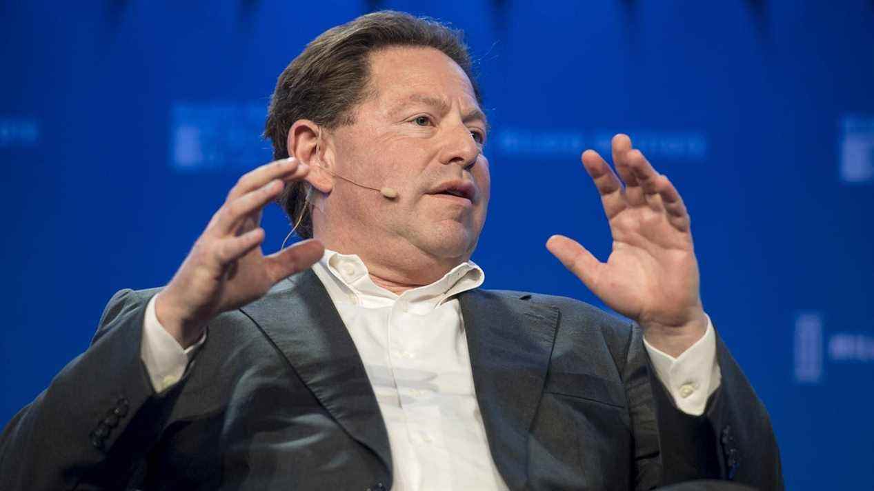 Activision déclare que Microsoft et Bobby Kotick n'ont pas discuté des « accords d'emploi après la fermeture »
