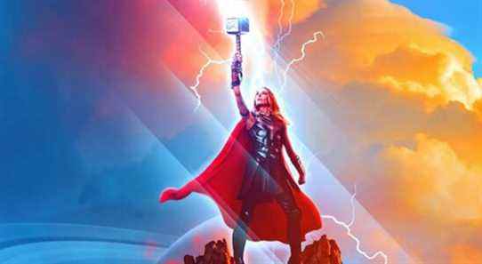 Alternate Thor: Love and Thunder affiche publiée avec Natalie Portman