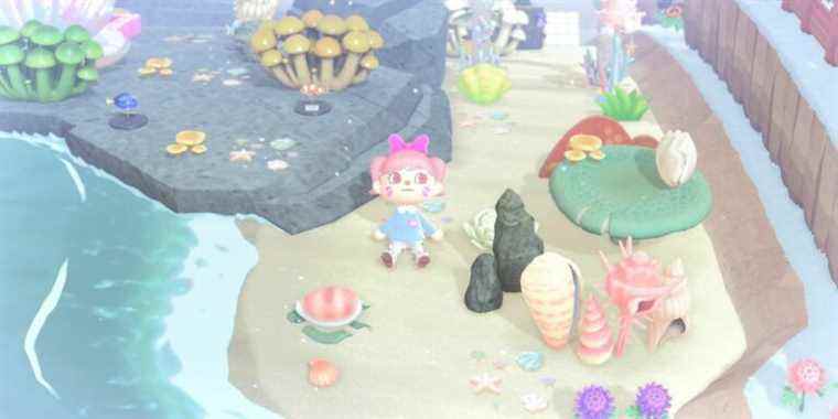 animal crossing new horizons coral reef.