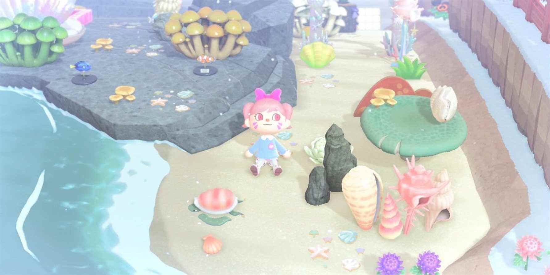 animal crossing new horizons coral reef.