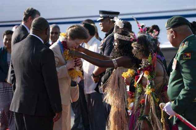 Visite de la princesse royale en Papouasie-Nouvelle-Guinée