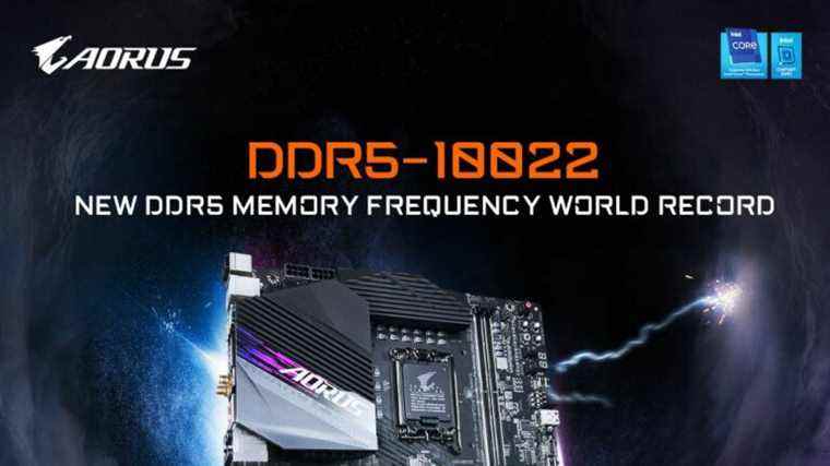 Aorus DDR5 Flexs Overclock LN2 à un nouveau record du monde