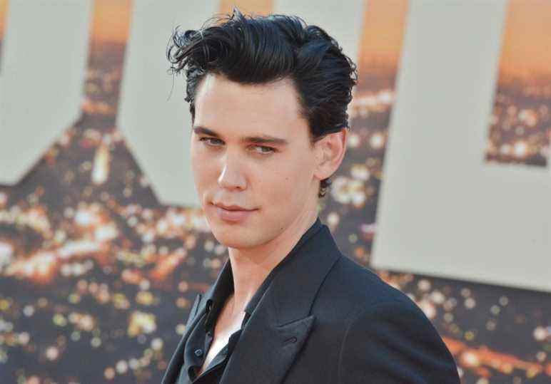 Austin Butler arrives at the ONCE UPON A TIME...IN HOLLYWOOD World Premiere held at the TCL Chinese Theatre in Hollywood, CA on Monday, July 22, 2019. (Photo By Sthanlee B. Mirador/Sipa USA)(Sipa via AP Images)