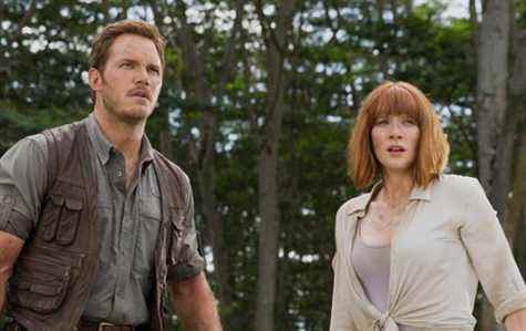 chris pratt bryce dallas howard monde jurassique