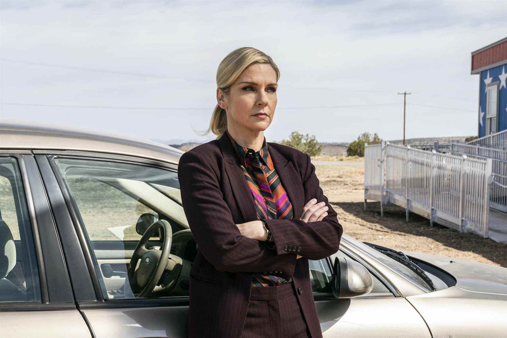 Rhea Seehorn comme Kim Wexler - Tu ferais mieux d'appeler Saul _ Saison 6 - Crédit photo : Greg Lewis/AMC/Sony Pictures Television