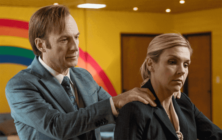 Bob Odenkirk, Rhea Seehorn in "Better Call Saul"