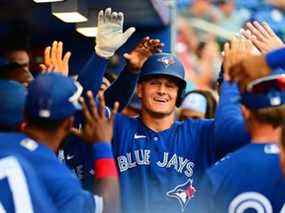 Les premiers jours, bien sûr, mais jusqu'à présent, Matt Chapman semble convenir parfaitement au club-house des Jays, dans le champ intérieur et dans la boîte des frappeurs.  Getty Images