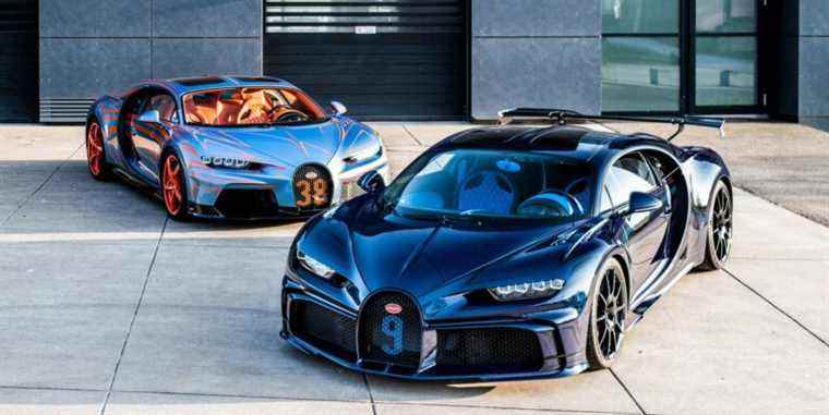 Bugatti révèle deux autres travaux de peinture Chiron Sur Mesure personnalisés