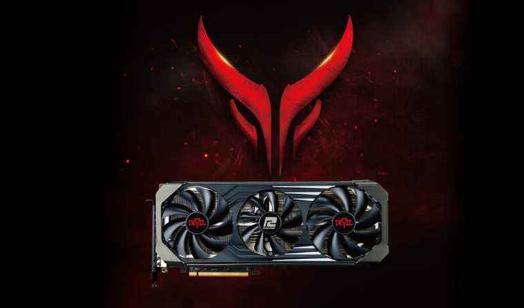 Carte graphique PowerColor Radeon RX 6750 XT Devil 12 Go GDDR6 repérée