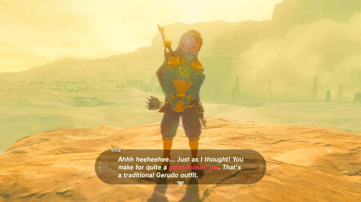 Zelda Breath of the Wild: Comment obtenir une tenue Gerudo