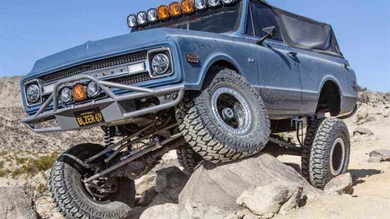 Chevy Blazer 1969 construit avec toutes les bonnes pièces