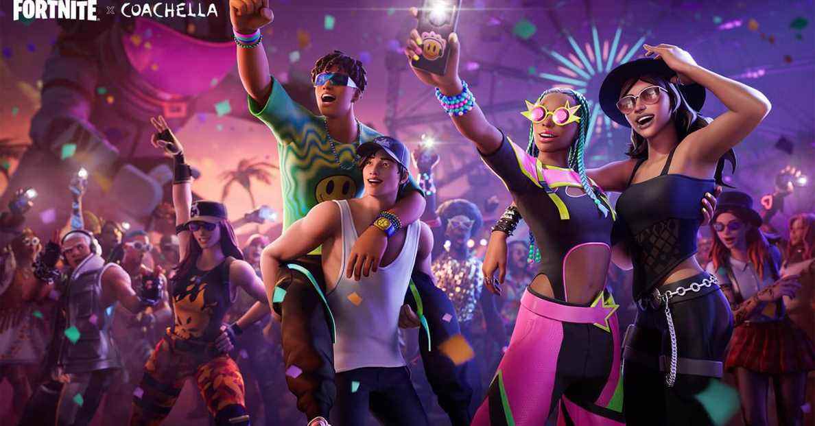 Coachella apporte style et musique à Fortnite avec de nouveaux skins et accessoires
