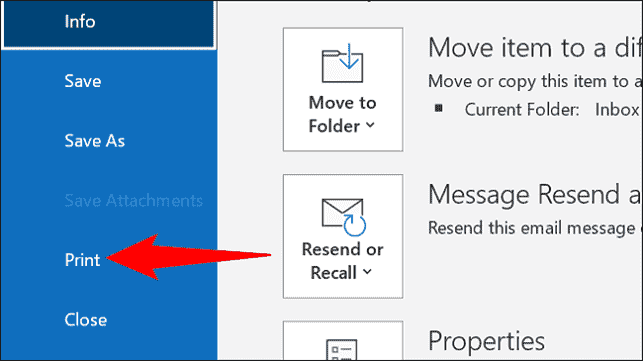 Sélectionnez Fichier > Imprimer dans Outlook. » width= »650″ height= »365″ src= »/pagespeed_static/1.JiBnMqyl6S.gif » onload= »pagespeed.lazyLoadImages.loadIfVisibleAndMaybeBeacon(this); » onerror= »this.onerror=null;pagespeed.lazyLoadImages.loadIfVisibleAndMaybeBeacon(this); »/></p>
<p>Lorsque la fenêtre « Imprimer » s’ouvre, cliquez sur le menu déroulant « Imprimante » et choisissez votre imprimante PDF virtuelle. Sous Windows, cela s’appelle « Microsoft Print to PDF ».</p>
<p>Pour spécifier d’autres options, telles que les pages de votre e-mail à imprimer, cliquez sur le bouton « Options d’impression ».</p>
<p>Enfin, lorsque vous êtes prêt à enregistrer votre e-mail au format PDF, cliquez sur le bouton « Imprimer ».</p>
<p><img fetchpriority=