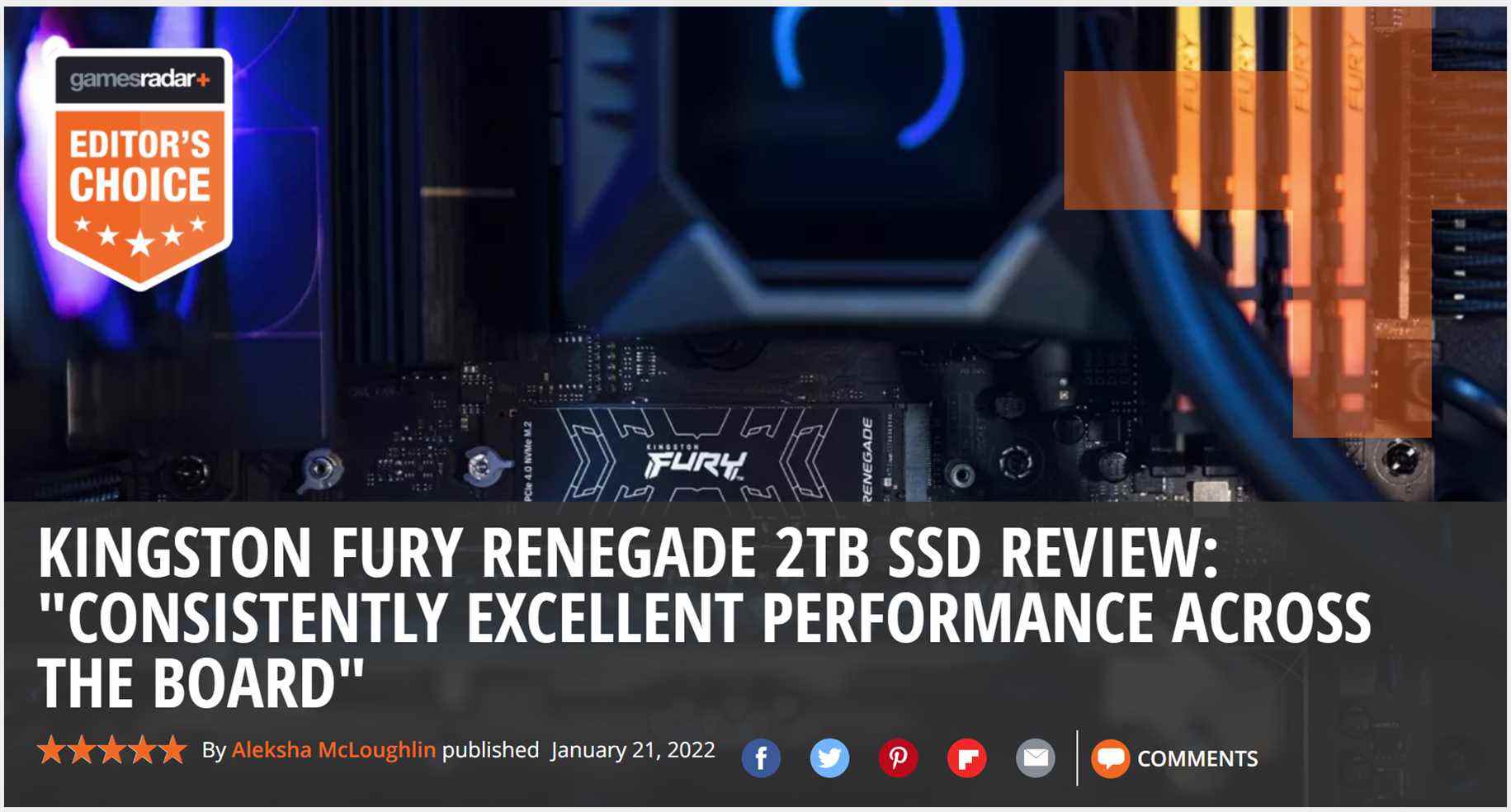 Test de Kingston Fury Renegade