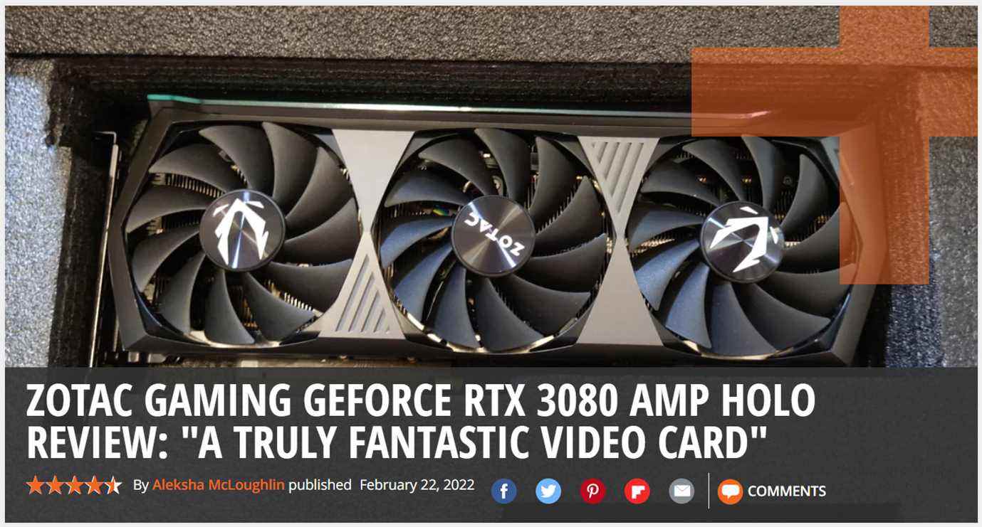 Test du RTX 3080