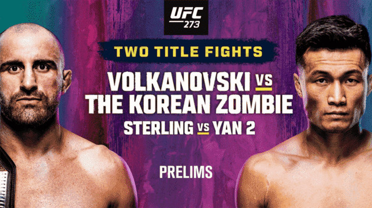 Comment regarder l’UFC 273 Volkanovski contre le zombie coréen en direct en ligne