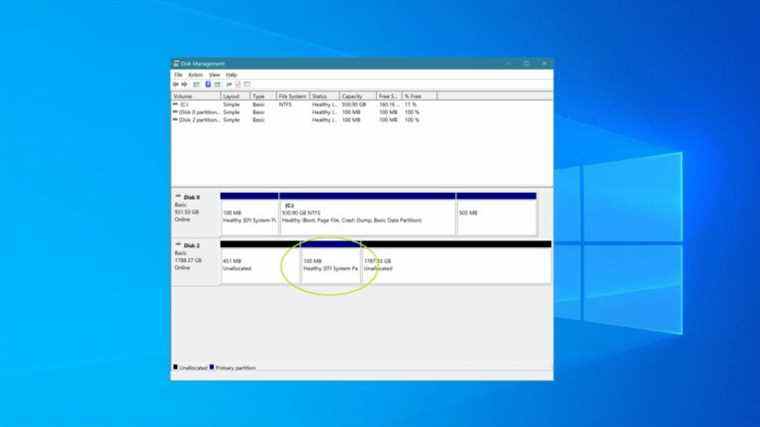 Comment supprimer la partition système EFI dans Windows 10 ou 11