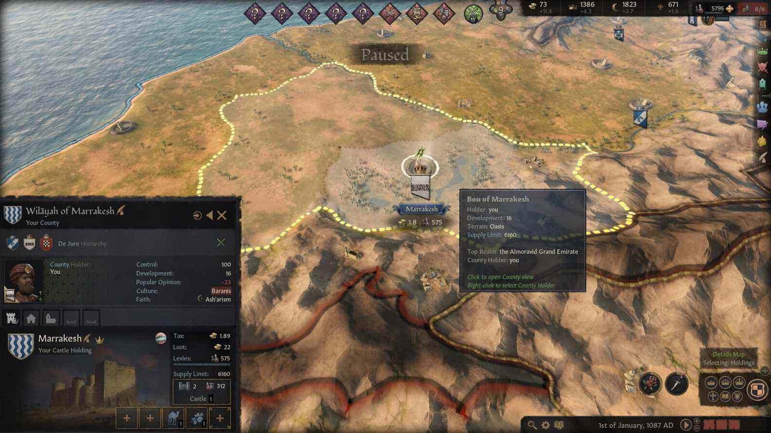 Crusader Kings 3 Counties : comment améliorer le contrôle et le développement

