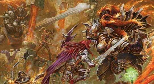 Dungeons and Dragons Dragonborn vs Fire Giant