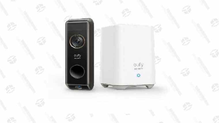 Économisez 40 $ sur ce prix exclusif Kinja pour la sonnette vidéo à double caméra eufy Security avec Homebase