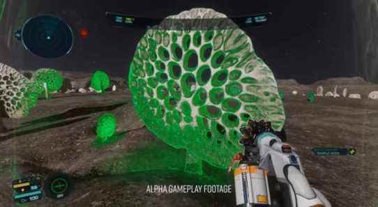 Elite Dangerous: Odyssey permet désormais aux joueurs alpha de scanner les plantes spatiales