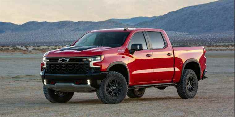 Évaluation, prix et spécifications du Chevrolet Silverado ZR2 2022