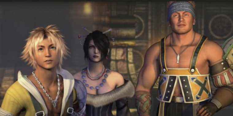 final fantasy 10 tidus wakka lulu watch yuna descend