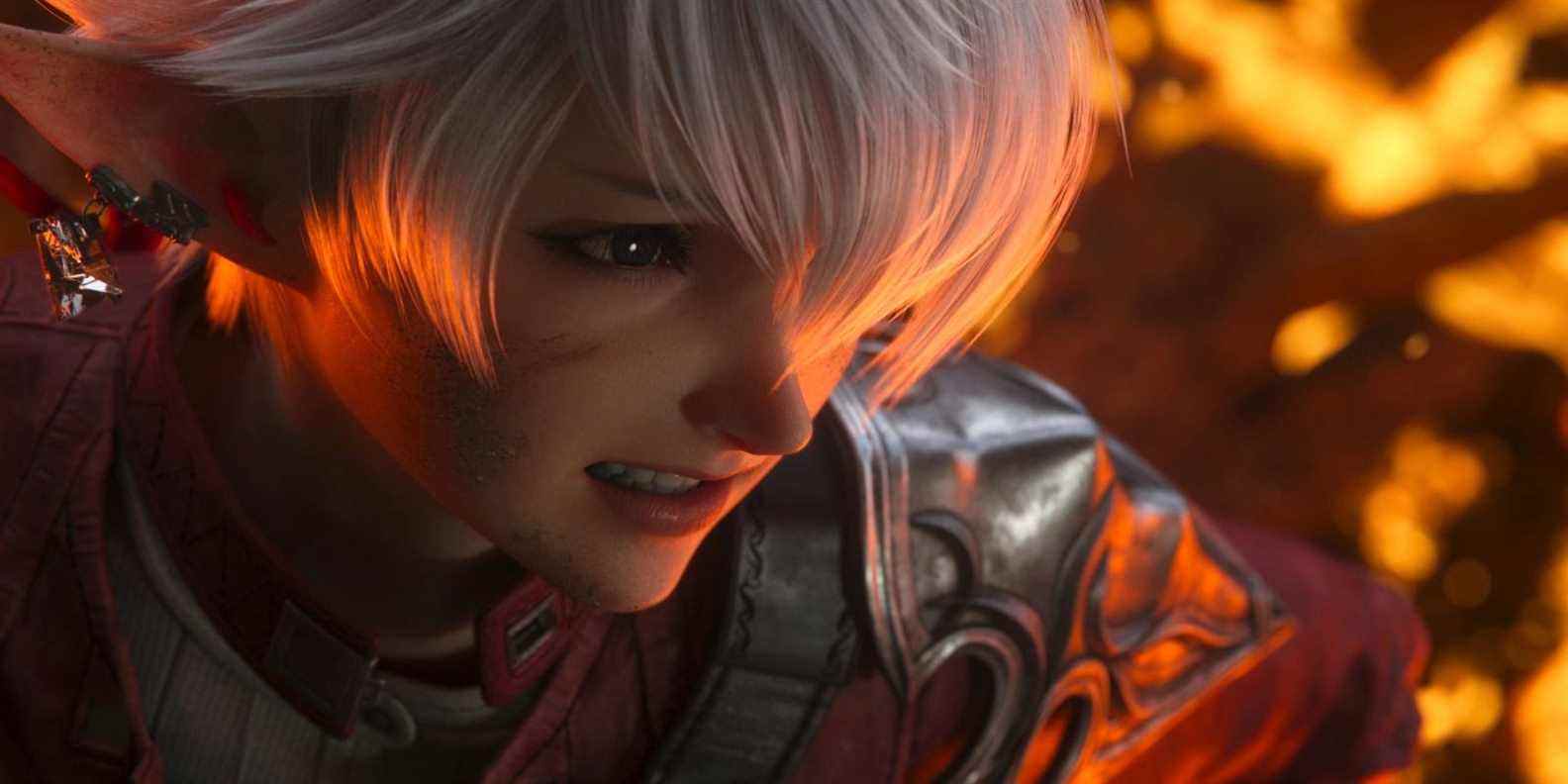 Alisaie dans un moment chaud au combat 