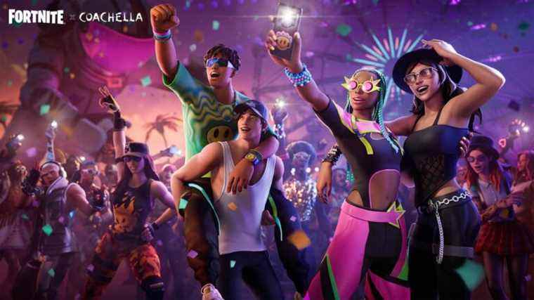 Fortnite Coachella arrive, mais sans aucun coup de soleil ni drogue
