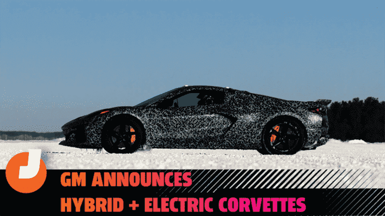 GM annonce des Corvettes hybrides + électriques