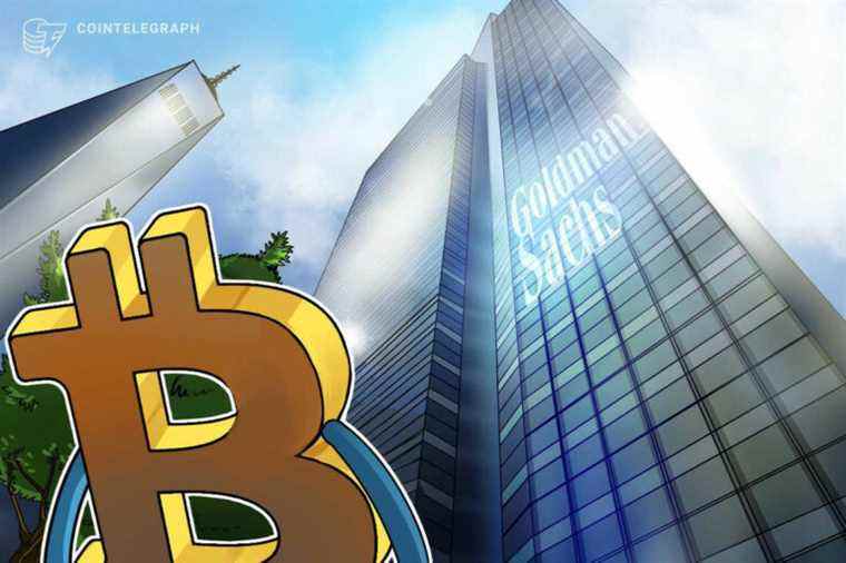 Goldman Sachs offre le premier prêt garanti par Bitcoin alors que Wall Street adopte la crypto