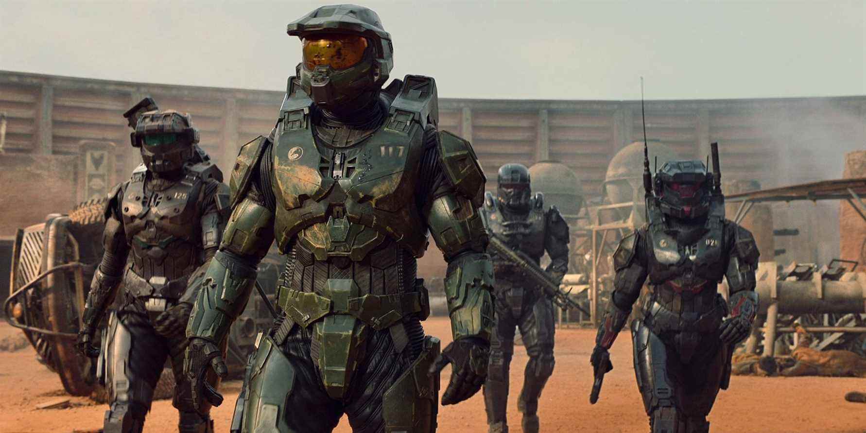 Halo TV show Master Chief and Silver Team