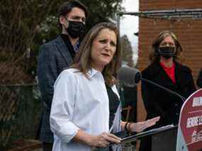 Chrystia Freeland, ministre des Finances.