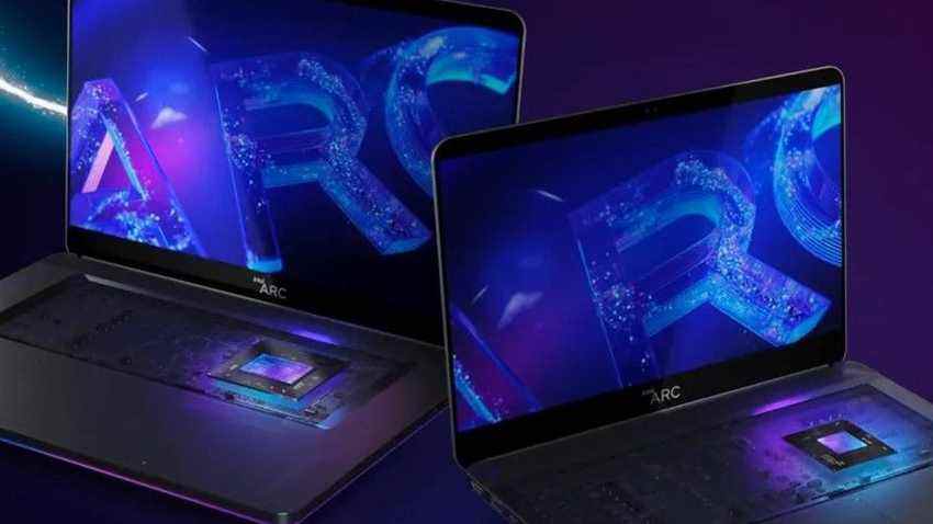 Intel précise que les ordinateurs portables alimentés par Arc seront disponibles dans les 