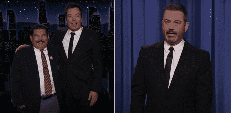 Jimmy Fallon and Jimmy Kimmel on "The Tonight Show Starring Jimmy Fallon"