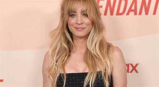 Kaley Cuoco arrives at the HBO Max Original Series' THE FLIGHT ATTENDANT Season 2 Premiere held at the Pacific Design Center in West Hollywood, CA on Tuesday, ​April 12, 2022. (Photo By Sthanlee B. Mirador/Sipa USA)(Sipa via AP Images)