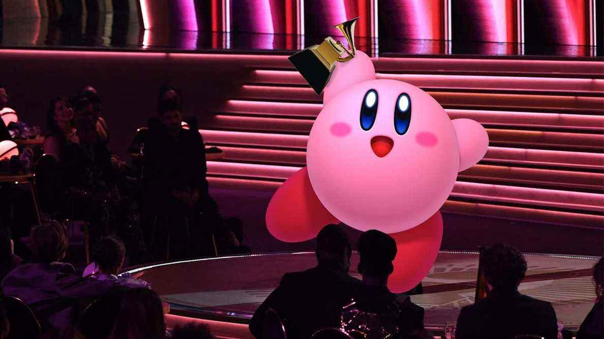 Kirby est officiellement le seul personnage de Nintendo à avoir remporté un Grammy Award
