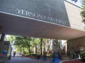 l'Université Ryerson au centre-ville de Toronto.