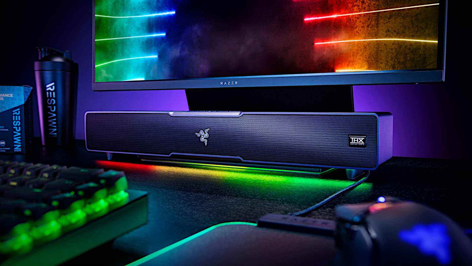 La barre de son Razer Leviathan V2 PC offre un son THX et Chroma RGB
