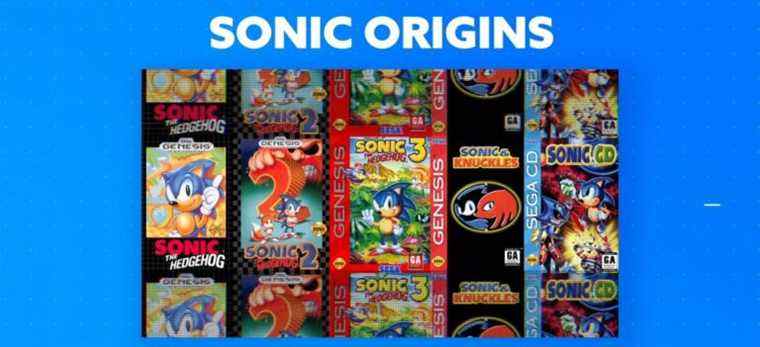 La date de sortie de Sonic Origins est proche car elle est notée en Corée