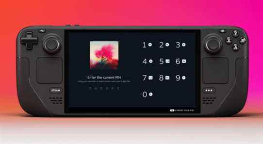 La mise à jour Steam Deck ajoute enfin des options de sécurité