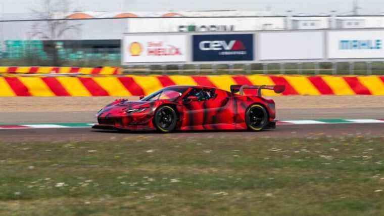 La nouvelle Ferrari 296 GT3 testée à Fiorano pour la première fois