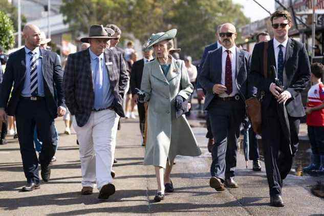 Visite de la princesse royale en Australie