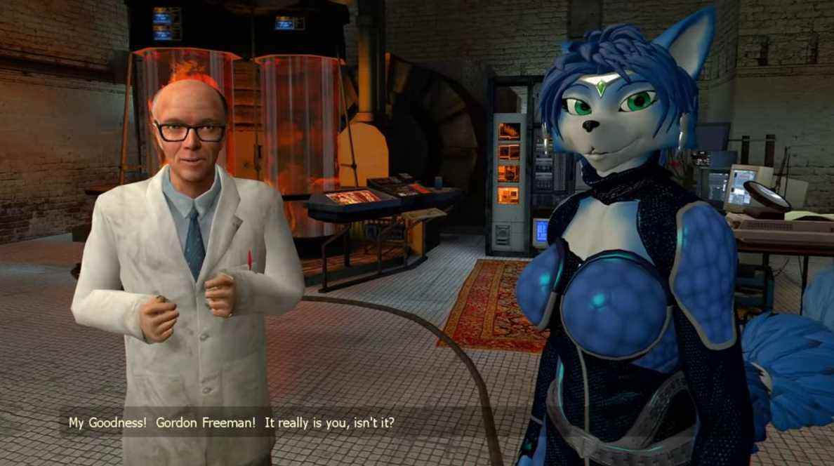 L'acteur de Star Fox sort de sa retraite pour un mod Half-Life 2 qui remplace Alyx par un renard bleu sexy
