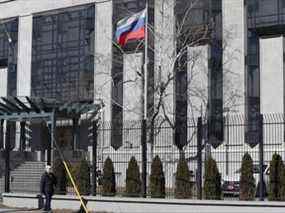 L'ambassade de Russie à Ottawa.