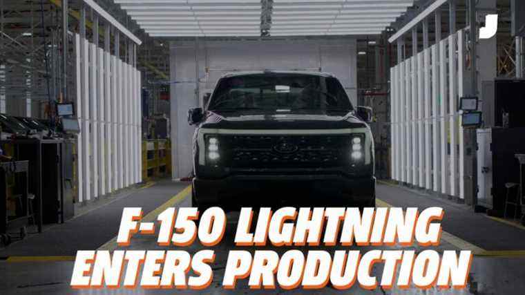 Le Ford F-150 Lightning électrique démarre la production