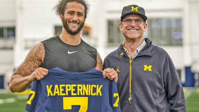 Le Michigan nomme Colin Kaepernick capitaine honoraire